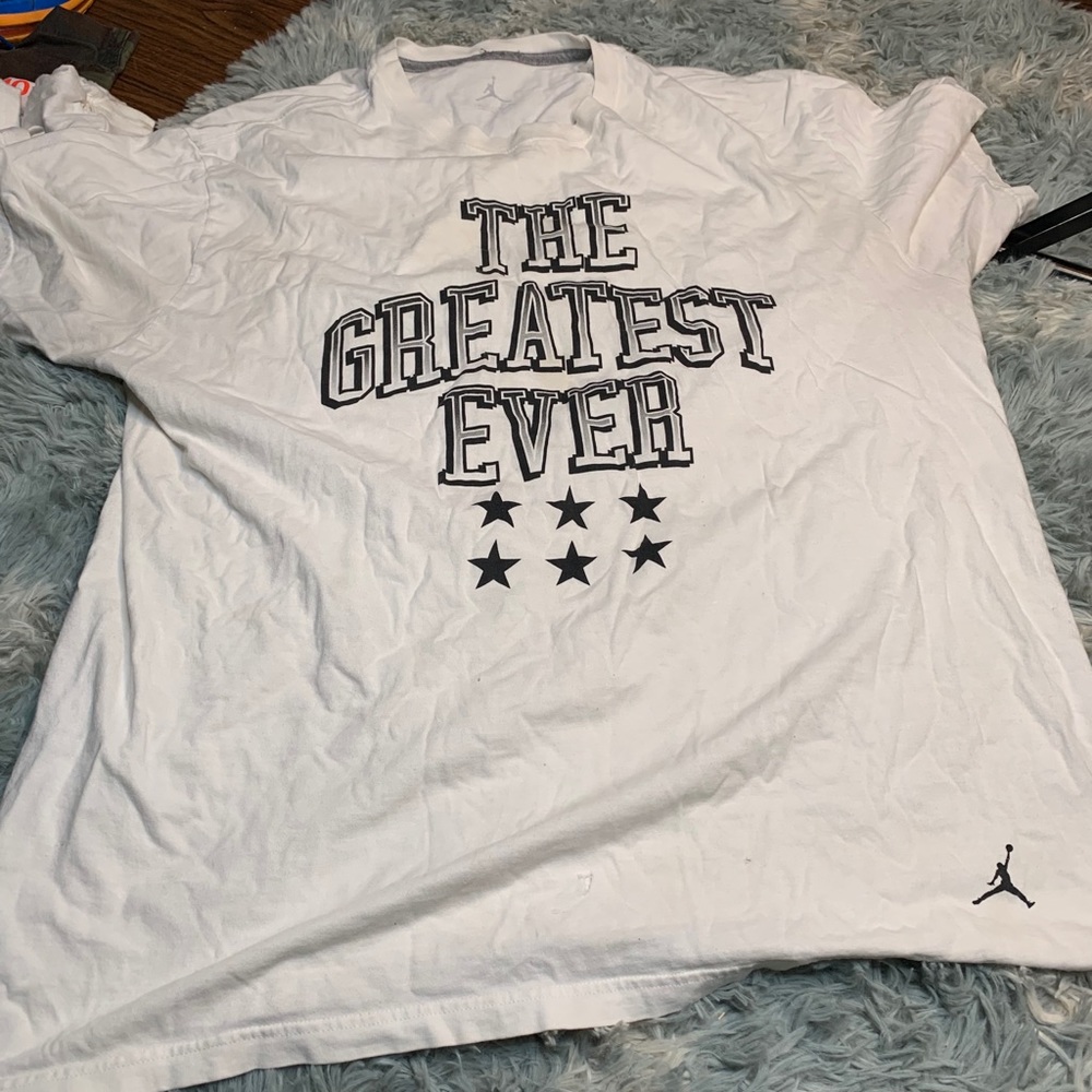 White Jordan t-shirt